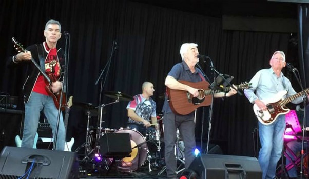 Phil Hunt and band perform at the ROck the Pav concert