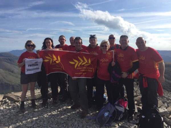 The Hettich UK team on their Two Peaks challenge