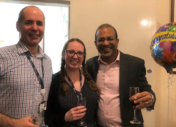 Prof Richard Grose, Dr Abigail Coetzee and Prof Hemant Kocher