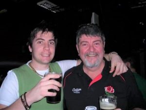 Barry Sullivan with his Dad Michael